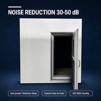 Couvercle d'insonorisation acoustique pour pompes/ventilateurs/compresseurs avec ventilation et dissipation thermique, directement de l'usine