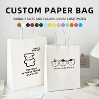 Sac en papier personnalisé avec logo pour boulangerie, emballage haut de gamme pour biscuits, gâteaux, pains, sacs à emporter en cuir de vachette
