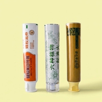Tube d'emballage de dentifrice en aluminium-plastique durable, diamètre 12,7-35 mm, bouchon à vis, logo personnalisé UV, 9 ml
