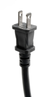 Cable de Alimentación con Certificación UL, Cable de Alimentación Plano de 2 Pines C7 AC, Polarizado, Enchufe Estadounidense, Cable de Extensión para Computadora y Electrodomésticos