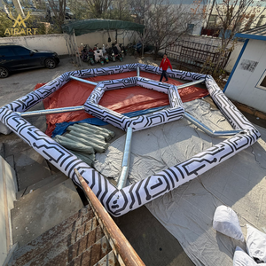 Círculo Inflable Plateado Personalizado para Escenarios, Decoración para Bares, Discotecas, Festivales de Música, Espectáculos de Circo - Product Image 3