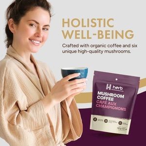 Café instantané au champignon Reishi naturel, marque privée OEM/ODM, avec épices et herbes aromatisées, stimulant du système immunitaire - Product Image 3