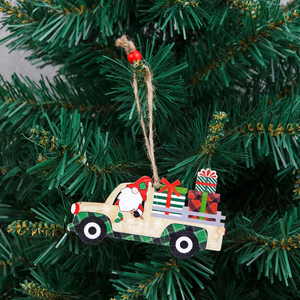 Tùy Chỉnh Cây Giáng Sinh Treo Đồ Trang Trí Xe Bằng Gỗ Giáng Sinh Treo Đồ Trang Trí Bằng Gỗ Cây Trang Trí Nội Thất - Product Image 2