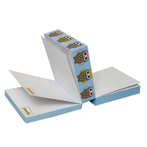 도매 제조 귀여운 종이 큐브 Kwaii 메모 패드 사용자 정의 메모 큐브