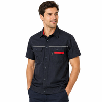 Ensemble de vêtements de travail d'été pour hommes, polyester léger, manches longues et courtes, uniforme antistatique pour stations-service, industrie électrique, électriciens
