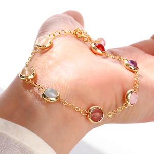 Braccialetti con Gemme Delicate e Popolari, Decorazione in Cristallo Portafortuna, Bracciale in Cristallo per Ragazze - Product Image 4