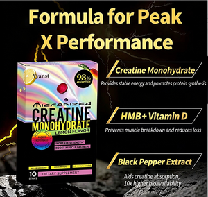Tiras Orales de Creatina Monohidrato OEM en Stock, Mezcla Micronizada de HMB, Energía Diaria, Soporte Muscular para Nutrición Deportiva - Product Image 1