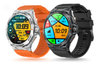 Reloj Inteligente K62 Redondo con Pantalla AMOLED de 1.43 Pulgadas, Múltiples Modos Deportivos, Llamadas Bluetooth, Música para Deportes al Aire Libre para Hombres