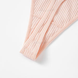 Airtamay String G Sexy en Dentelle pour Femme, <span class=keywords><strong>Tanga</strong></span> en Coton Tissu Côtelé Invisible Taille Basse, Culotte Ropa Interior Mujer - Product Image 5