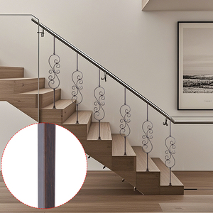 Balustre de clôture de balcon en <span class=keywords><strong>fer</strong></span> <span class=keywords><strong>forgé</strong></span> en <span class=keywords><strong>acier</strong></span> inoxydable moderne classique pour centre commercial garde-corps de balcon de porche avant - Product Image 4