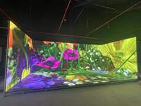 Pantalla LED Inmersiva para Interiores, Video Wall Multisuperficie a Todo Color para Exposiciones, Museos y Salas de Experiencia Digital