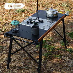 <span class=keywords><strong>Mesa</strong></span> <span class=keywords><strong>Plegable</strong></span> IGT para Exteriores, Portátil, para Camping, <span class=keywords><strong>Picnic</strong></span>, Barbacoa, Cocina Móvil, Expandible y Ajustable, de Aluminio - Product Image 3