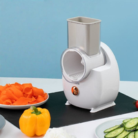 Trancheuse et râpeuse à légumes multifonctionnelle, rechargeable à domicile, coupe-légumes électrique portable pour la cuisine