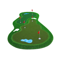 Tapis de putting pour entraînement de golf en intérieur, gazon synthétique réaliste pour l'entraînement de golf à domicile et l'utilisation dans la cour
