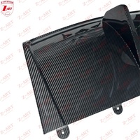 Diffuseur arrière en fibre de carbone sèche Z-ART RZ pour Porsche Taycan Turbo J1 2019+ Pièces extérieures