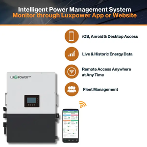 Inversor Híbrido Lux Power LXP-LB-US 10k 240V 120/240V Trifásico CA con Apagado Rápido, Control Remoto y Batería de Iones de Litio 99% Lux P - Product Image 3
