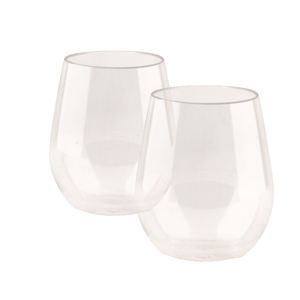 現代的なBPAフリー15オンスプラスチック製ワイングラス、赤ワインゴブレット、割れない再利用可能なトリタン製ワイングラスカップ - Product Image 1