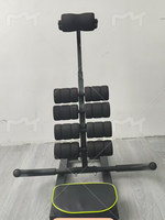 Meilleure Vente Banc de Musculation Abdominale Multi-Matériaux pour Entraînement Complet du Tronc et de la Taille, Machine d'Exercice Abdominal, Capacité 120 kg