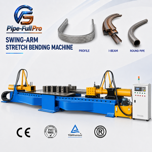 Machine de cintrage à bras oscillant pour profilés, tubes en aluminium et acier, extrusion de canaux et formage de barres angulaires - Product Image 1