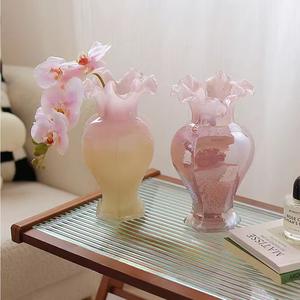 Vase en verre français vintage haut de gamme - Product Image 6