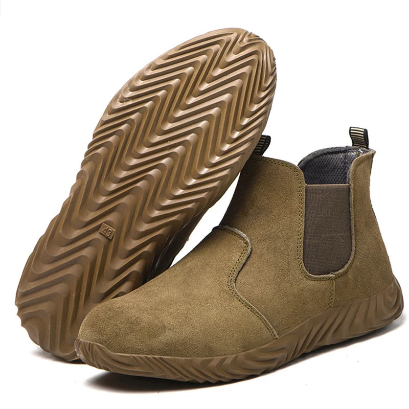 Высококачественная обувь для защиты от проколов со стальным носком, ударопрочные электрические сварочные рабочие ботинки