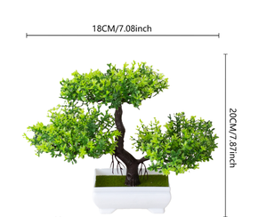Bonsái Artificial de <span class=keywords><strong>Pino</strong></span> en Maceta Decorativa Ecológica de 20 cm para Sala de Estar, Decoración de Jardín Zen - Product Image 5