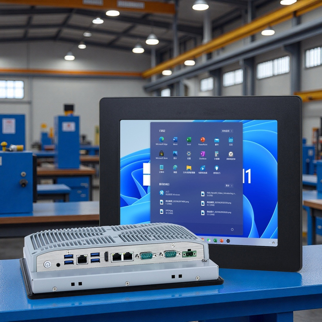 Hotselling IP65 Waterproof Industrial Panel PC 17 Inch Intel J6412 Fanless Touch Screen Computer