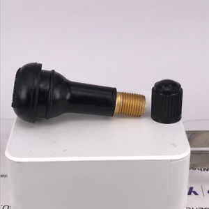 Valve de pneu sans chambre à air en caoutchouc à clipser pour voiture TR413, accessoire de valve de roue - Product Image 1