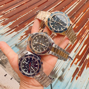 Reloj de Lujo para Hombre <span class=keywords><strong>LUCIANO</strong></span> de Alta Calidad, con Correa de Cuero, Esfera de Cristal, Movimiento ETA, Resistente al Agua, de Acero Inoxidable y Cuarzo - Product Image 2