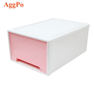 خزانة تخزين بلاستيكية بتصميم جديد, خزانة لتخزين الملابس ، درج بلاستيكي قابل للفصل ، صندوق مرئي - Product Image 3