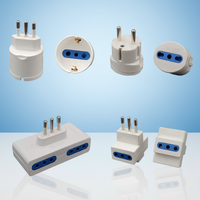 Adaptateur de prise italienne Convertisseur de courant universel de voyage Type L Prise à 3 broches Adattatore pour Italie Europe Chili Uruguay