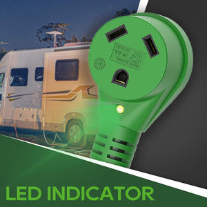 Adaptateur de câble de protection contre les surcharges 50 A à 30 A pour <span class=keywords><strong>camping</strong></span>-<span class=keywords><strong>car</strong></span> avec disjoncteur, adaptateur d'alimentation électrique NEMA 14-50P vers NEMA TT-30R - Product Image 6