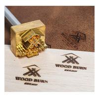 Matrice de gaufrage en laiton gravée CNC EPPOSUN, OEM ODM, motif personnalisé, moule de marquage à chaud pour le marquage des produits en cuir et en bois