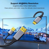 Câble USB-C avec fonction tactile et gaine en PVC, adaptateur 4K60Hz pour moniteur MacBook Pro/Air 2020 et Nreal Air VR