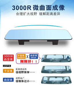 Real Carbon Fiber Side <b>Mirrors</b> in Blue Tint Universal Style Interior Rearview <b>Mirrors</b> for All <b>Cars</b> - Product Image 5