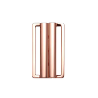 Conector de hebilla para sujetador de ropa interior, Clip de cierre de logotipo personalizado de gama alta, cierre de ropa de playa, accesorios de Metal para Baño