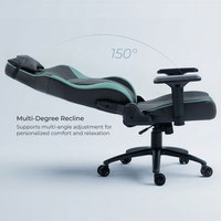 Chaise de jeu robuste OEM ODM ergonomique pour l'e-sport avec accoudoirs et appui-tête 4D et 90° ° -150 °   Siège inclinable pour personnes en surpoids