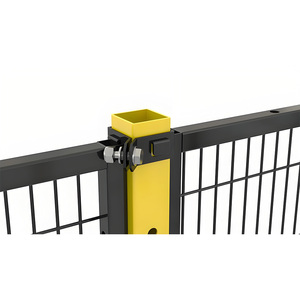 <span class=keywords><strong>METALTEC</strong></span> Valla de riel de acero fácil de instalar, bajo mantenimiento, tejido soldado, protección de seguridad, Robot, máquina de protección de seguridad de Metal - Product Image 5