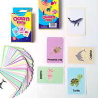Impression personnalisée de cartes flash couleur fruits lettres Alphabet couleurs formes et chiffres cartes flash éducatives pour tout-petits d'âge préscolaire