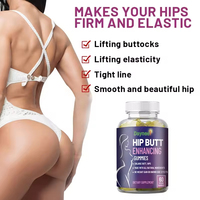 Big Hip and Butt Enargamiento Gummies Oem Odm Butt and Hip Big Products para Sexy