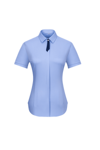 Blus & Kemeja Wanita Lengan Pendek Model Skinny <span class=keywords><strong>Fit</strong></span> Serat Bambu 23% Merek Sendiri, Laris Manis - Product Image 3