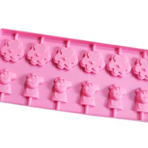 Vente chaude 12 chaîne chat griffe cochon <span class=keywords><strong>sucette</strong></span> silicone <span class=keywords><strong>moule</strong></span> <span class=keywords><strong>sans</strong></span> bâton <span class=keywords><strong>gâteau</strong></span> cuisson forme <span class=keywords><strong>moule</strong></span> - Product Image 6