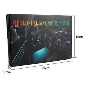 Tira de Luces <span class=keywords><strong>LED</strong></span> Decorativas de Ambiente con Control Inalámbrico por Aplicación, 22 en 1, RGB, Color Oculto, Acrílico, Ilustración <span class=keywords><strong>LED</strong></span>, Efecto de Persecución - Product Image 6