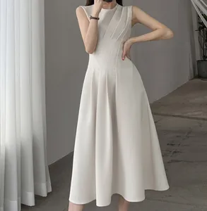 S-XL светлое роскошное французское Ретро уникальное дизайнерское длинное платье богини темпераментный пояс платье без рукавов