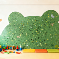 Suelos de Terrazo Personalizados, Losa de Terrazo Artificial, Encimera de Terrazo de Lujo, Material de Decoración Moderno para Escaleras