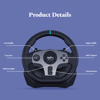 Volant de Course PXN-V9, Accessoire de Jeu pour Ordinateur PS3/PS4/Switch/XboxOne pour les Joueurs