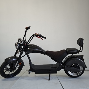 Moped Elettrico con Pneumatici Larghi da 17 Pollici, 3 Velocità, Omologato DOT ed EEC, Stile <span class=keywords><strong>Chopper</strong></span> Citycoco, 2 Posti, Disponibile in Magazzino USA - Product Image 2