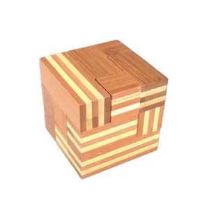 Colorato cubo magico Snake Cube Rompicapo Cube block Puzzle Di Legno