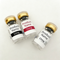 Autocollants en vinyle adhésifs résistants à la chaleur, imperméables, avec logo personnalisé, code-barres, forte adhérence, étiquettes pour emballages de flacons de 3 ml, estampage à chaud