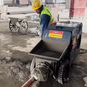 Hochwertige 500M Diesel Zementmörtelpumpe Betonpumpe Mechanisch Großer Verkauf Kleiner Dieselbetonpumpe - Product Image 4
